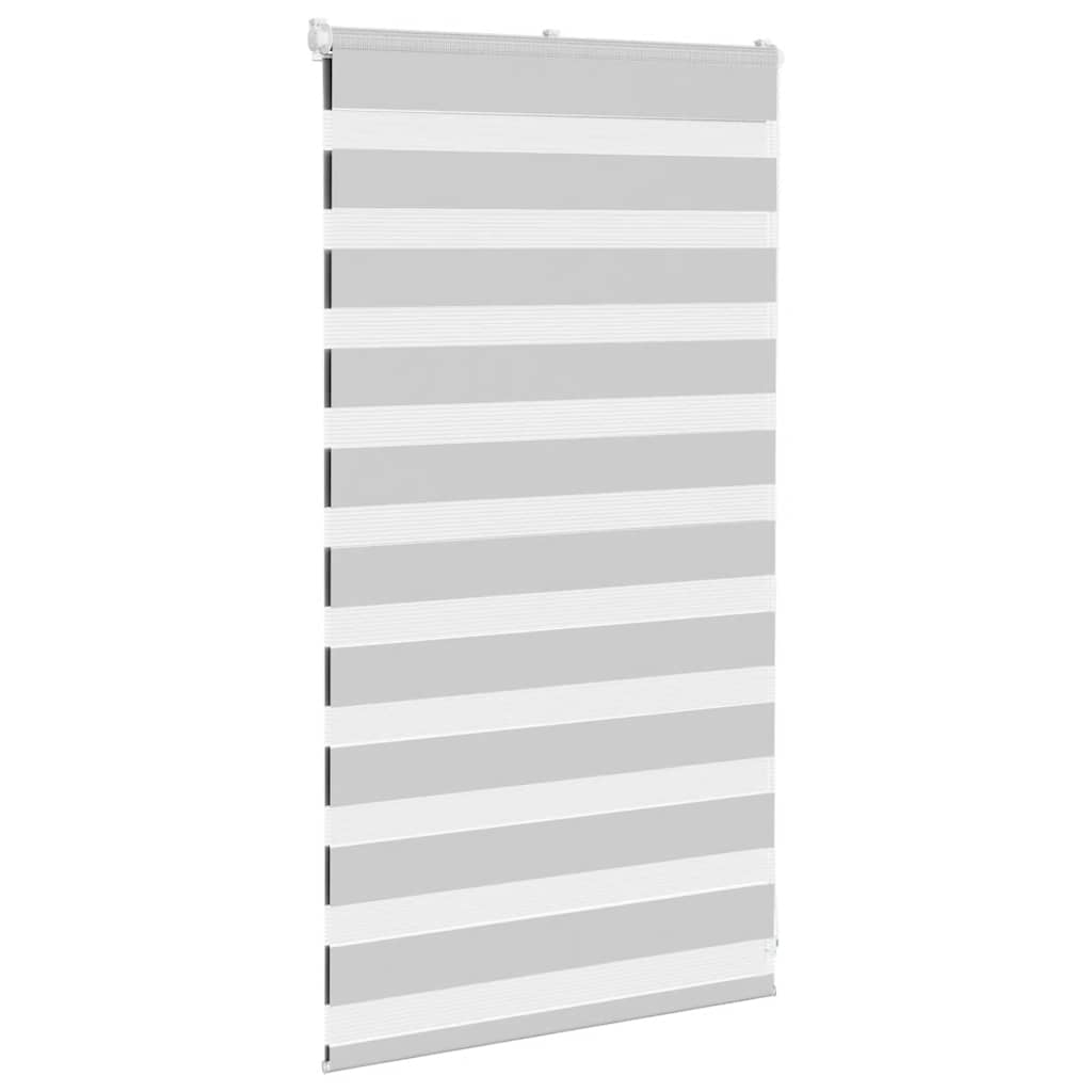 Zebra Blind Light Grey 70x100 cm Fabric Width 65.9 cm Polyester