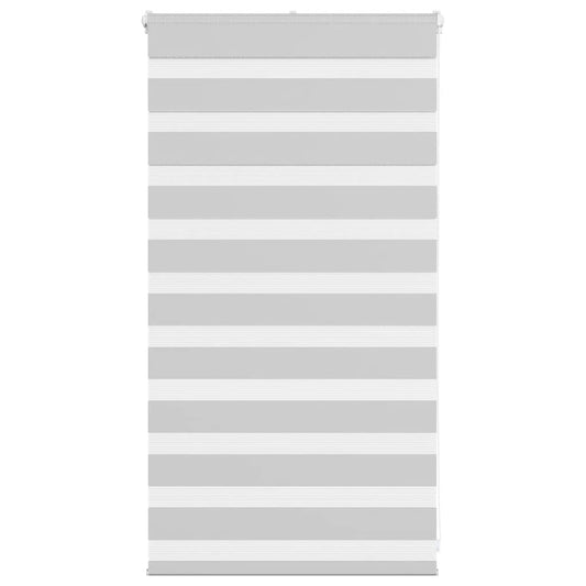Zebra Blind Light Grey 75x100 cm Fabric Width 70.9 cm Polyester