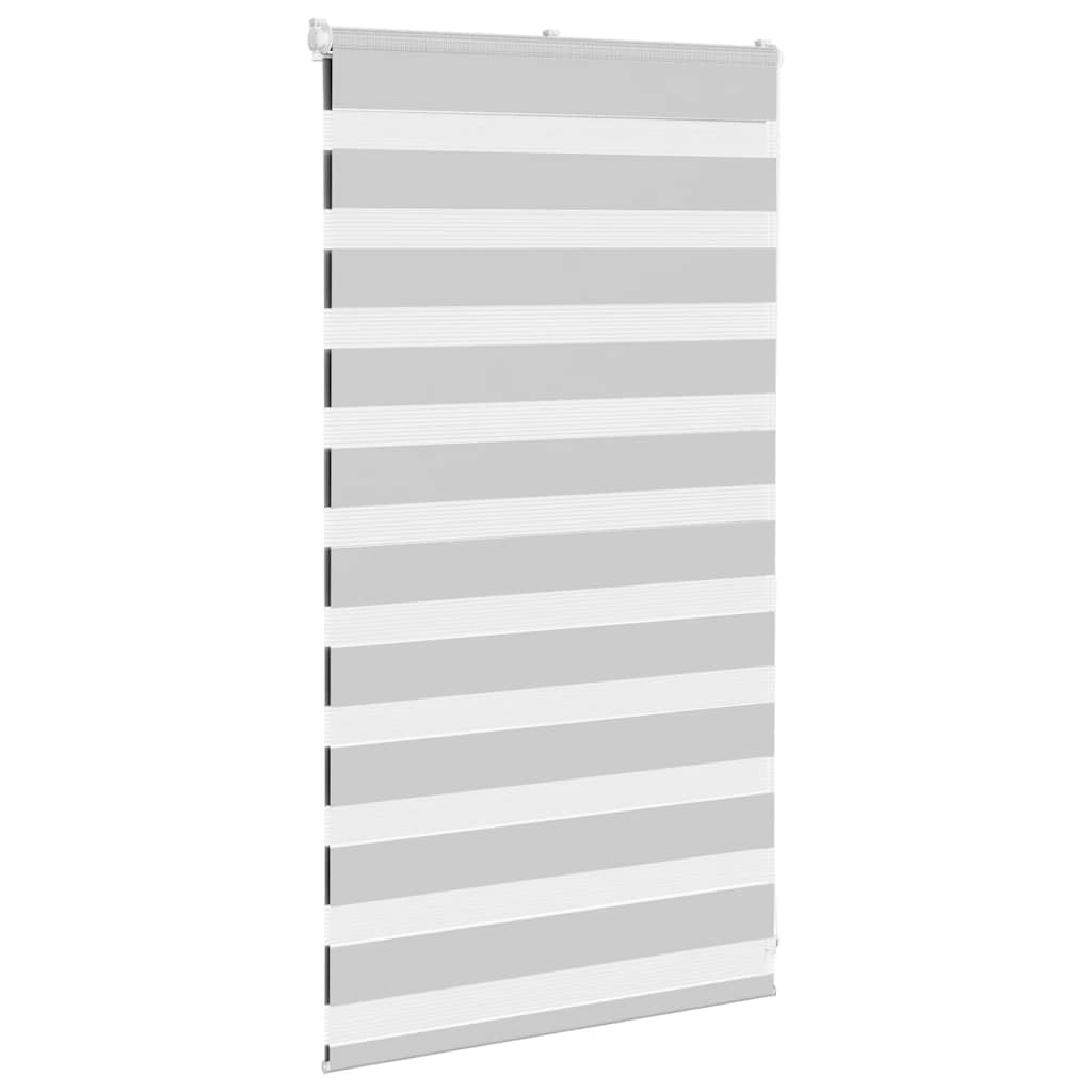 Zebra Blind Light Grey 75x100 cm Fabric Width 70.9 cm Polyester