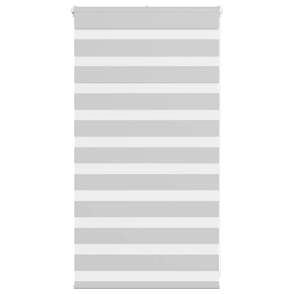 Zebra Blind Light Grey 80x100 cm Fabric Width 75.9 cm Polyester