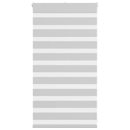 Zebra Blind Light Grey 80x100 cm Fabric Width 75.9 cm Polyester