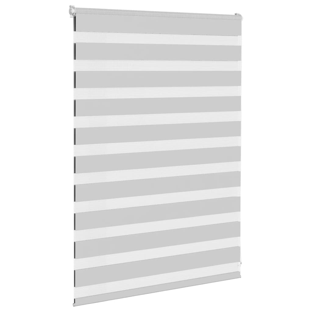 Zebra Blind Light Grey 115x100 cm Fabric Width 110.9 cm Polyester