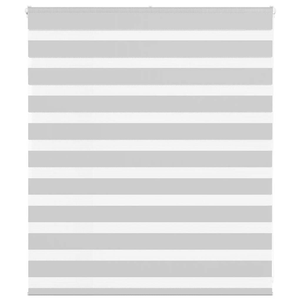 Zebra Blind Light Grey 125x100 cm Fabric Width 120.9 cm Polyester