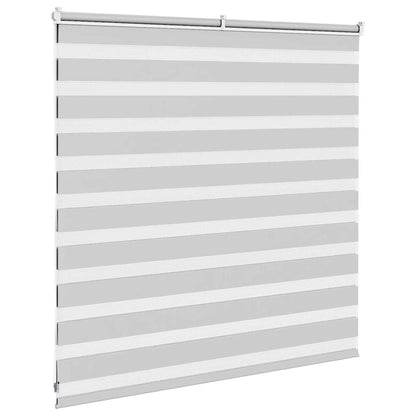 Zebra Blind Light Grey 150x100 cm Fabric Width 145.9 cm Polyester