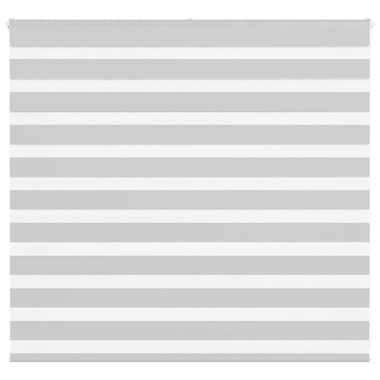 Zebra Blind Light Grey 160x100 cm Fabric Width 155.9 cm Polyester