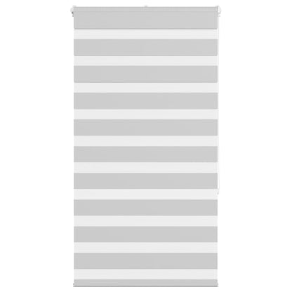 Zebra Blind Light Grey 80x150 cm Fabric Width 75.9 cm Polyester