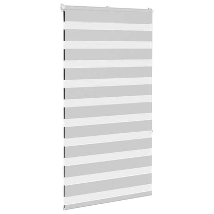 Zebra Blind Light Grey 85x150 cm Fabric Width 80.9 cm Polyester