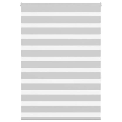 Zebra Blind Light Grey 110x150 cm Fabric Width 105.9 cm Polyester