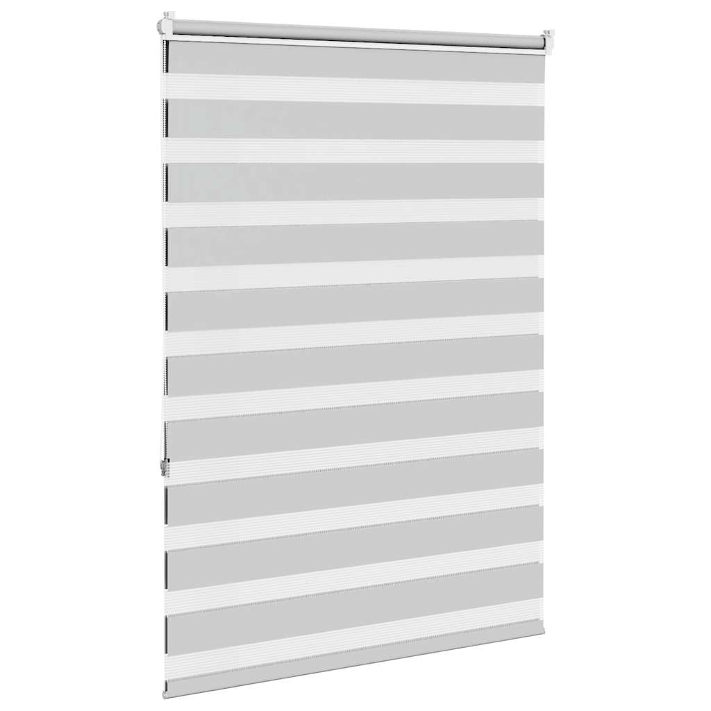 Zebra Blind Light Grey 115x150 cm Fabric Width 110.9 cm Polyester