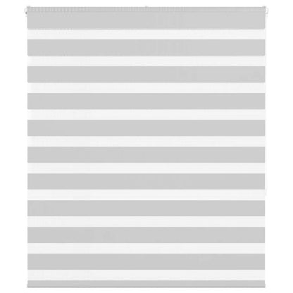 Zebra Blind Light Grey 135x150 cm Fabric Width 130.9 cm Polyester