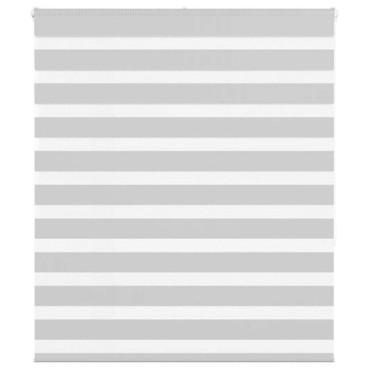 Zebra Blind Light Grey 135x150 cm Fabric Width 130.9 cm Polyester