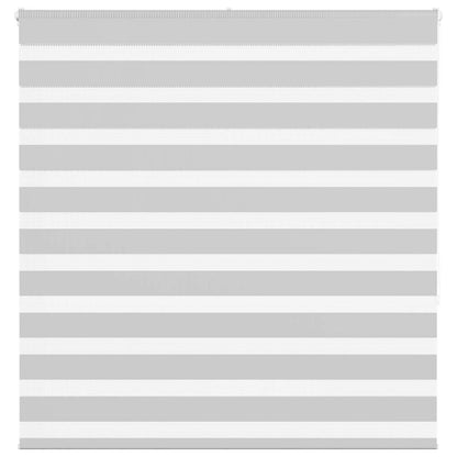 Zebra Blind Light Grey 140x150 cm Fabric Width 135.9 cm Polyester