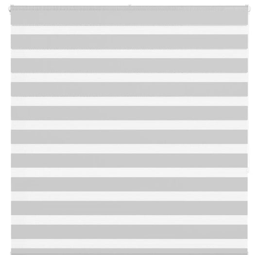 Zebra Blind Light Grey 145x150 cm Fabric Width 140.9 cm Polyester