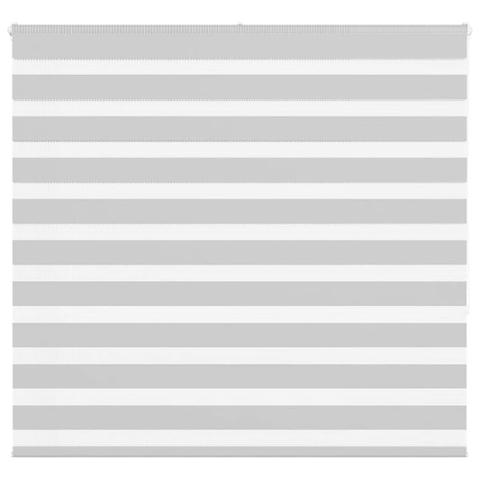 Zebra Blind Light Grey 160x150 cm Fabric Width 155.9 cm Polyester