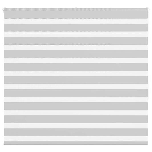 Zebra Blind Light Grey 165x150 cm Fabric Width 160.9 cm Polyester