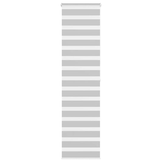 Zebra Blind Light Grey 65x200 cm Fabric Width 60.9 cm Polyester