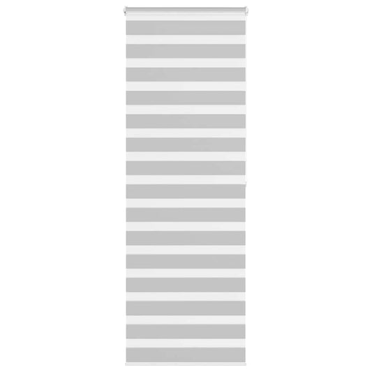 Zebra Blind Light Grey 70x200 cm Fabric Width 65.9 cm Polyester