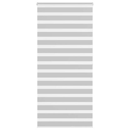 Zebra Blind Light Grey 100x200 cm Fabric Width 95.9 cm Polyester