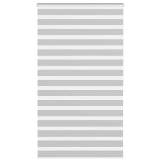 Zebra Blind Light Grey 120x200 cm Fabric Width 115.9 cm Polyester