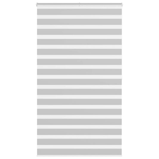 Zebra Blind Light Grey 130x200 cm Fabric Width 125.9 cm Polyester