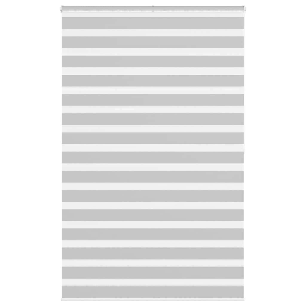 Zebra Blind Light Grey 145x200 cm Fabric Width 140.9 cm Polyester