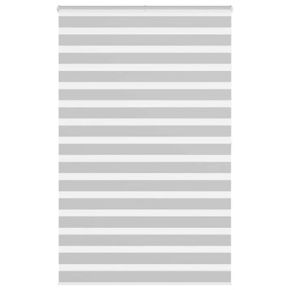 Zebra Blind Light Grey 145x200 cm Fabric Width 140.9 cm Polyester