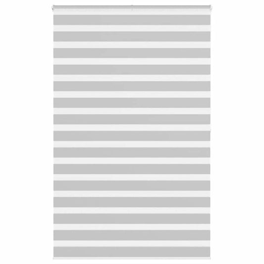 Zebra Blind Light Grey 150x200 cm Fabric Width 145.9 cm Polyester