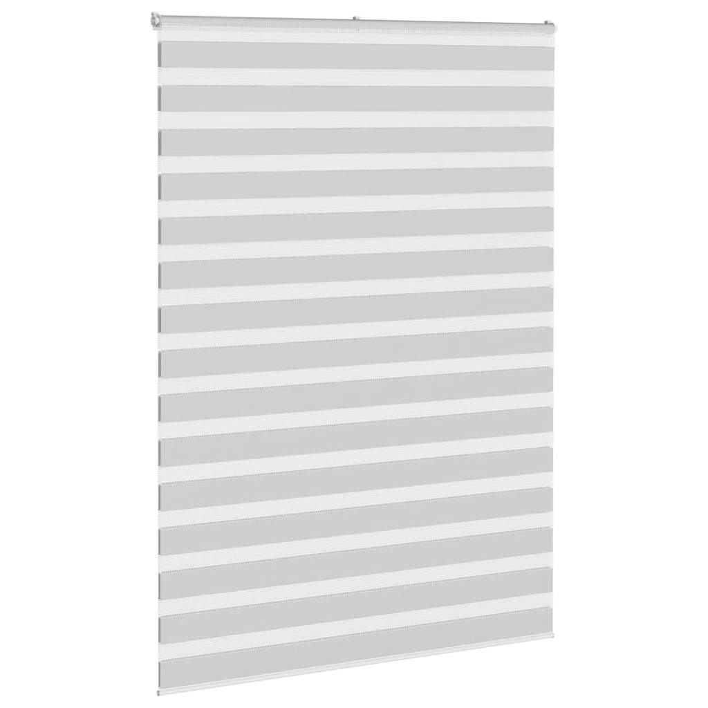 Zebra Blind Light Grey 155x200 cm Fabric Width 150.9 cm Polyester