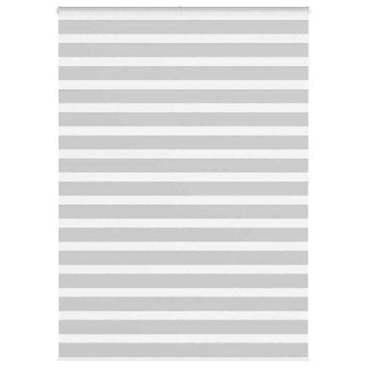 Zebra Blind Light Grey 160x200 cm Fabric Width 155.9 cm Polyester