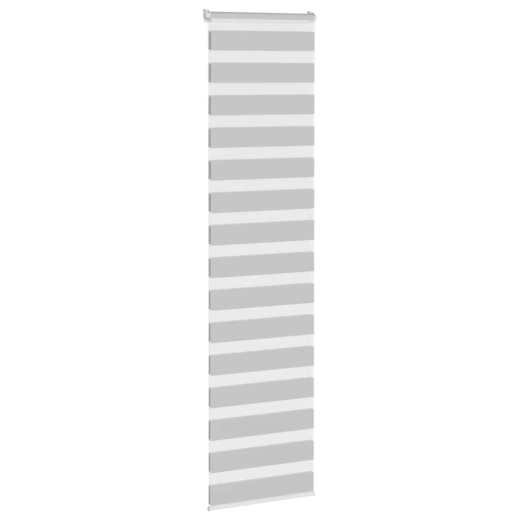 Zebra Blind Light Grey 55x230 cm Fabric Width 50.9 cm Polyester
