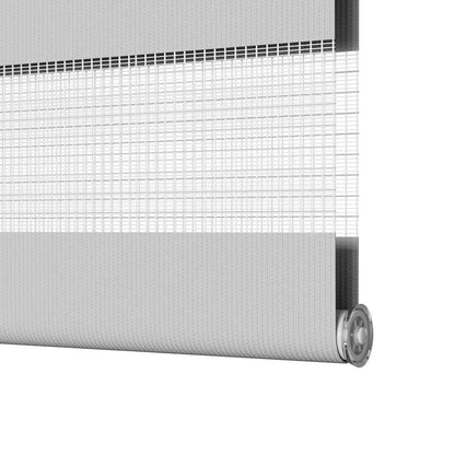 Zebra Blind Light Grey 80x230 cm Fabric Width 75,9 cm Polyester