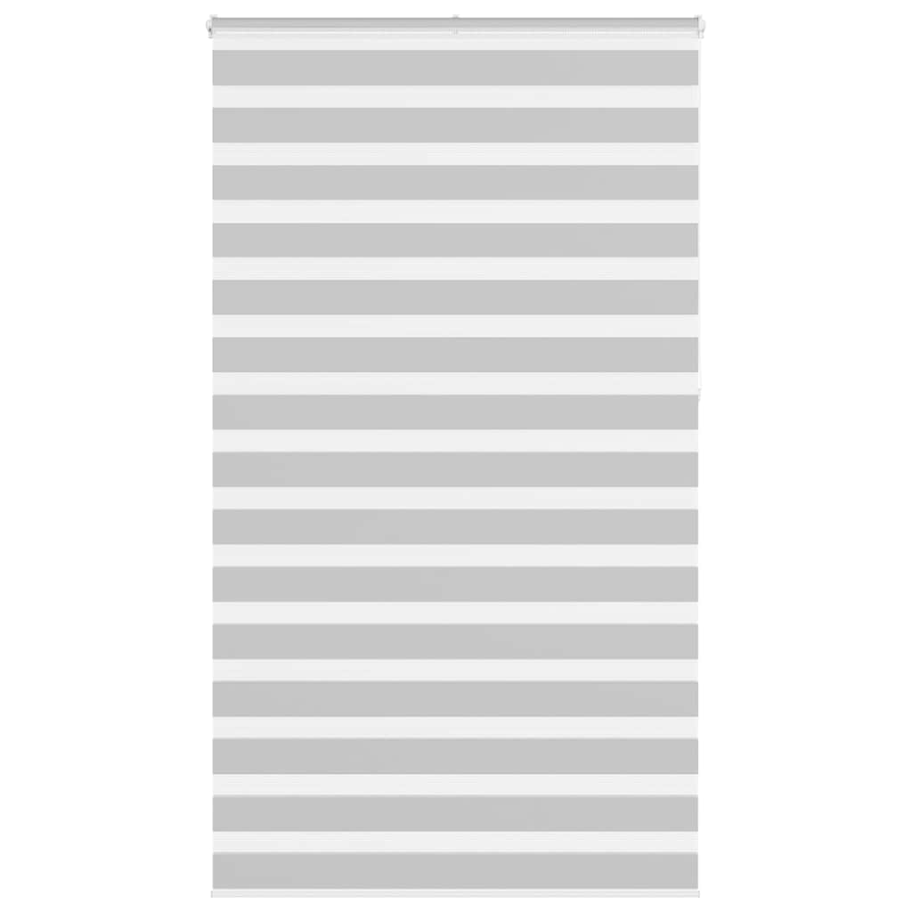 Zebra Blind Light Grey 120x230 cm Fabric Width 115.9 cm Polyester