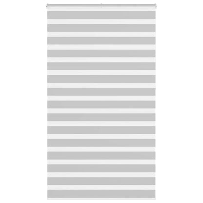 Zebra Blind Light Grey 125x230 cm Fabric Width 120.9 cm Polyester