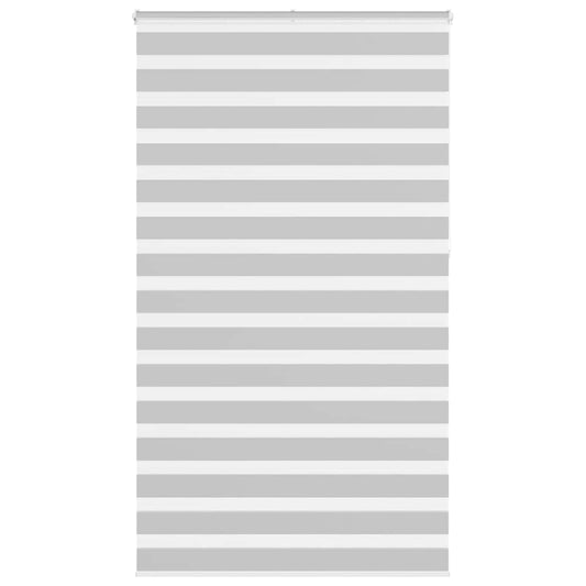 Zebra Blind Light Grey 130x230 cm Fabric Width 125.9 cm Polyester