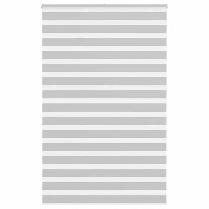 Zebra Blind Light Grey 150x230 cm Fabric Width 145.9 cm Polyester