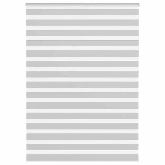 Zebra Blind Light Grey 165x230 cm Fabric Width 160.9 cm Polyester