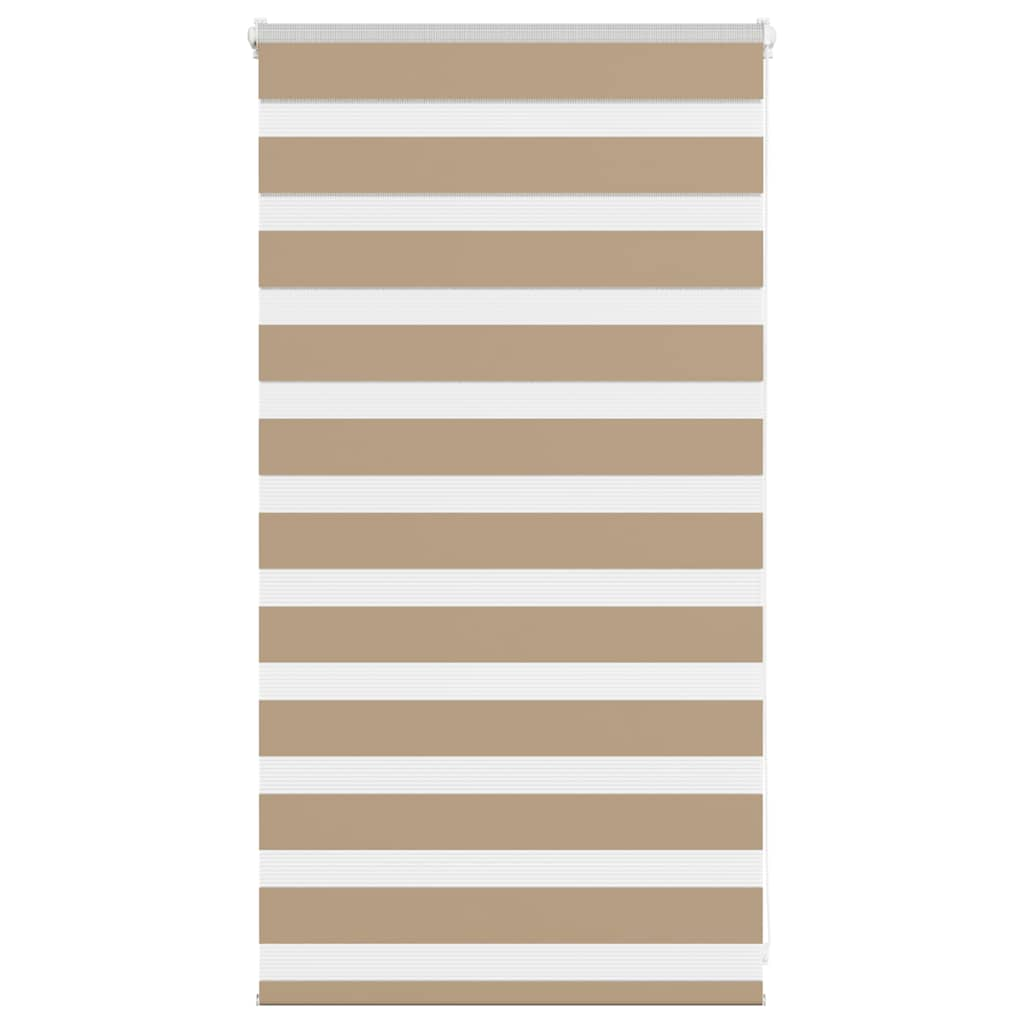 Zebra Blind Sand Brown 70x100 cm Fabric Width 65.9 cm Polyester