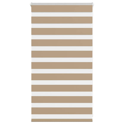 Zebra Blind Sand Brown 70x100 cm Fabric Width 65.9 cm Polyester