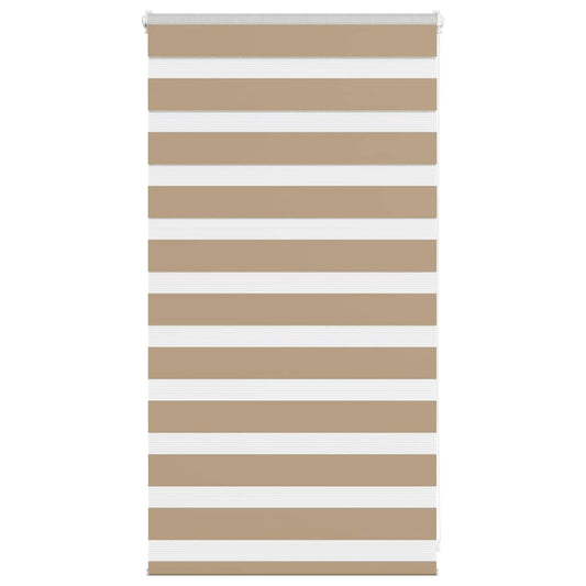 Zebra Blind Sand Brown 70x100 cm Fabric Width 65.9 cm Polyester