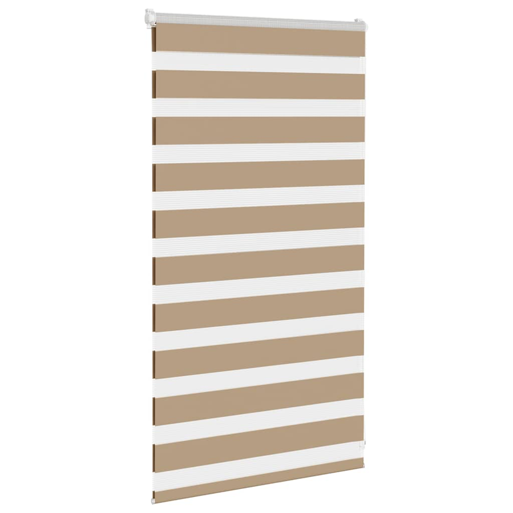 Zebra Blind Sand Brown 70x100 cm Fabric Width 65.9 cm Polyester