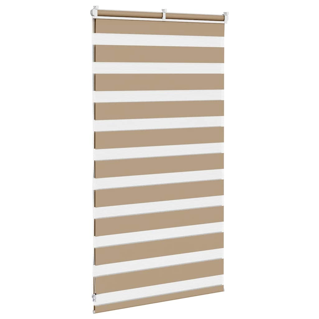 Zebra Blind Sand Brown 70x100 cm Fabric Width 65.9 cm Polyester