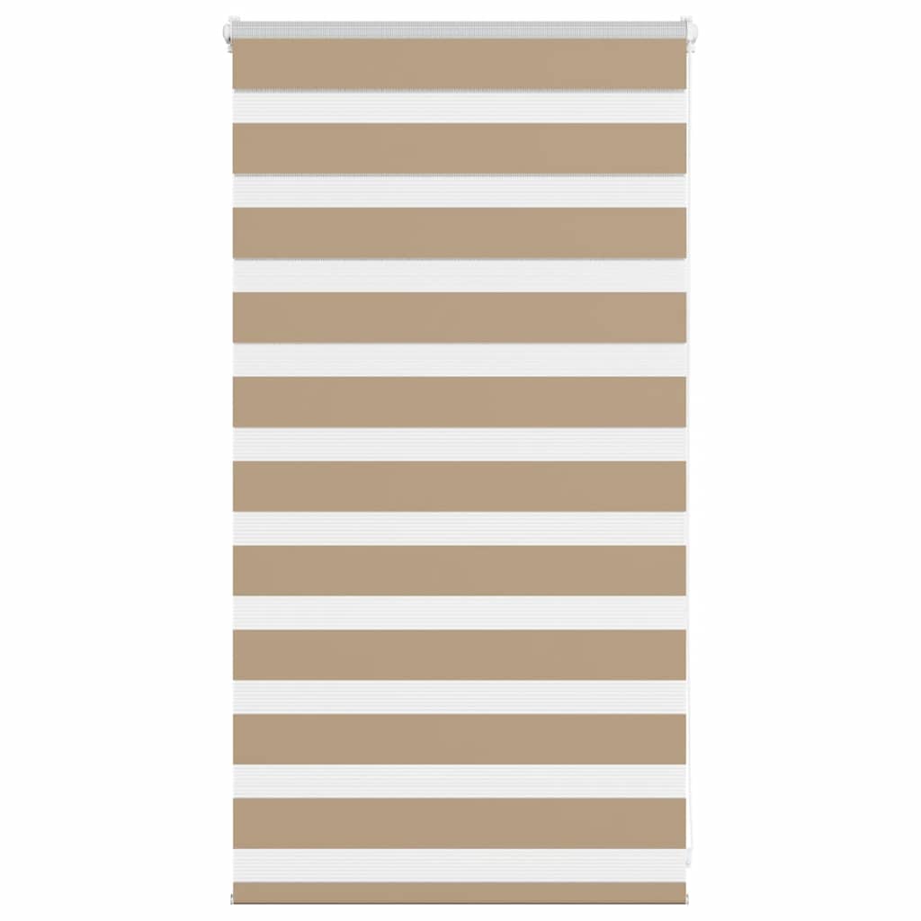 Zebra Blind Sand Brown 75x100 cm Fabric Width 70.9 cm Polyester