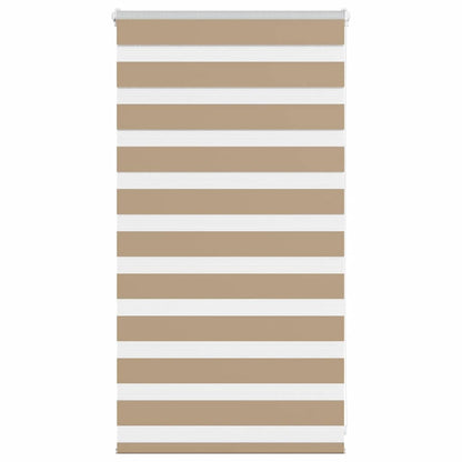 Zebra Blind Sand Brown 75x100 cm Fabric Width 70.9 cm Polyester