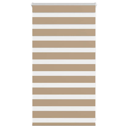 Zebra Blind Sand Brown 85x100 cm Fabric Width 80.9 cm Polyester