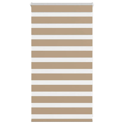 Zebra Blind Sand Brown 90x100 cm Fabric Width 85.9 cm Polyester