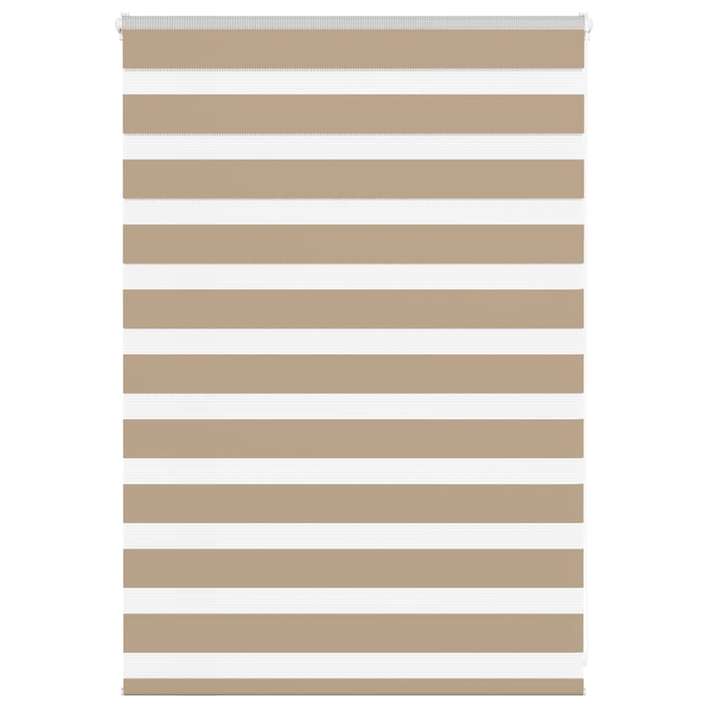 Zebra Blind Sand Brown 110x100 cm Fabric Width 105.9 cm Polyester