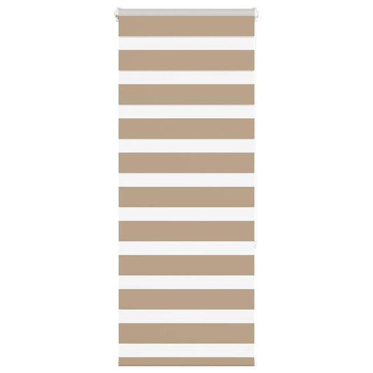 Zebra Blind Sand Brown 65x150 cm Fabric Width 60.9 cm Polyester