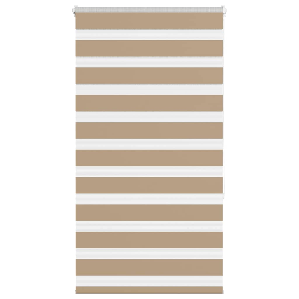 Zebra Blind Sand Brown 70x150 cm Fabric Width 65.9 cm Polyester