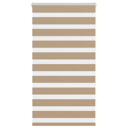 Zebra Blind Sand Brown 70x150 cm Fabric Width 65.9 cm Polyester