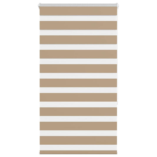 Zebra Blind Sand Brown 70x150 cm Fabric Width 65.9 cm Polyester